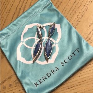 Marbles blue Kendra Scott drop earrings